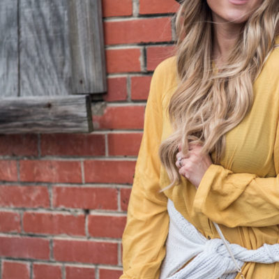 Mustard Shirt Dress + SALES