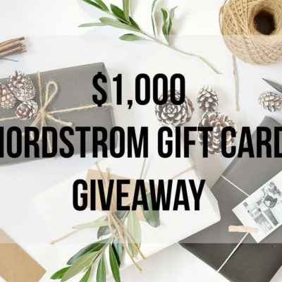 Nordstrom Fall Sale + Giveaway