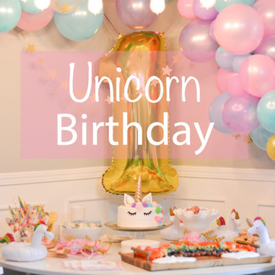 Charli’s First Birthday – Unicorn Themed