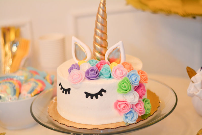 Unicorn theme birthday party