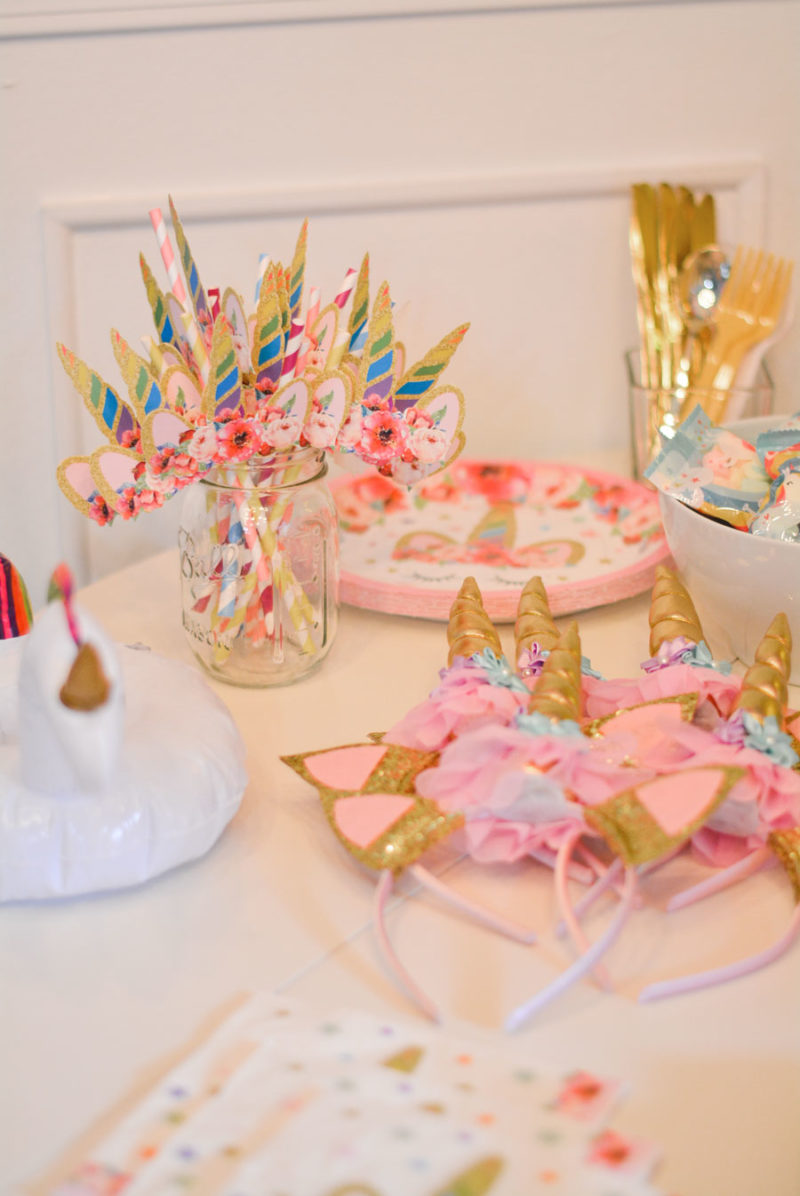 Unicorn theme birthday party