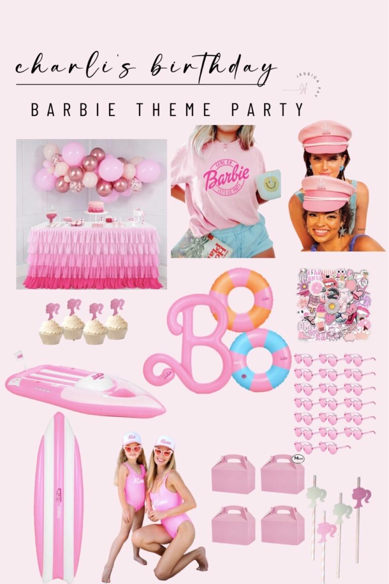 Barbie Theme Birthday Party for Kids | Lipstick Heels and a Baby